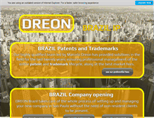 Tablet Screenshot of dreon.com